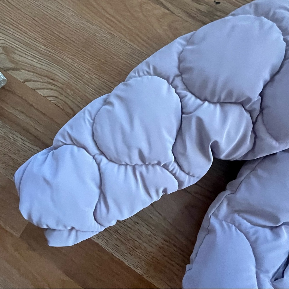 Zara Pale Lavender Quilted Jacket - Picture 5 of 7